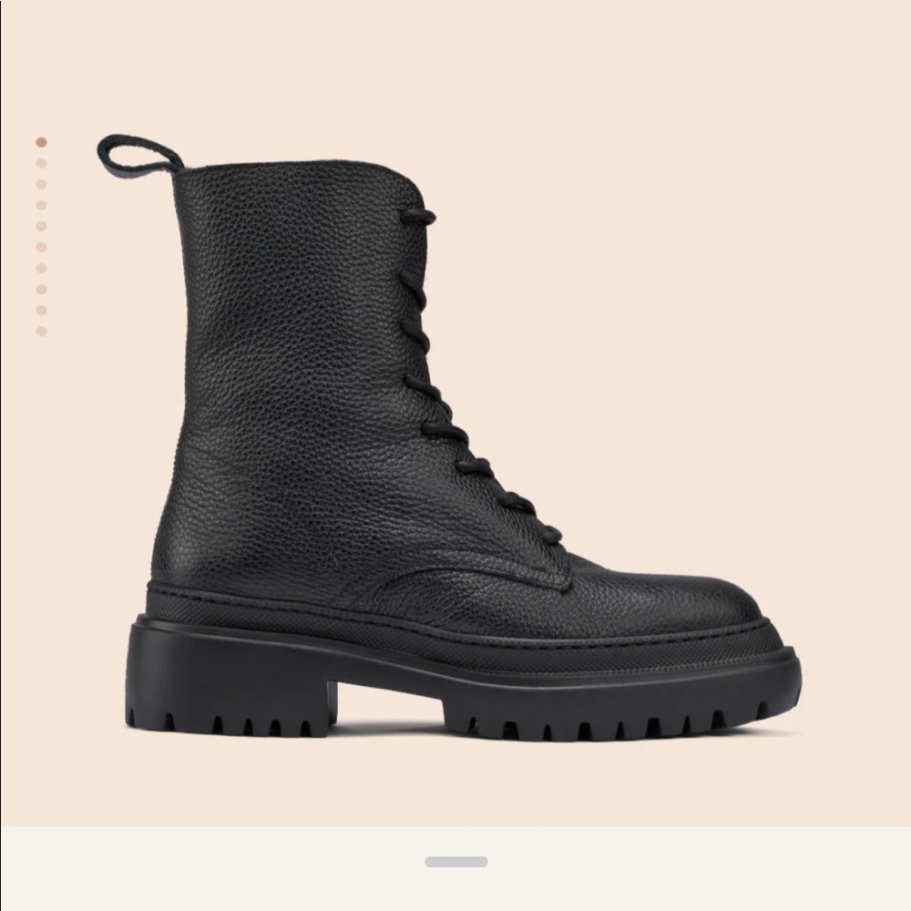 Maguire bellagio black lace-up boots